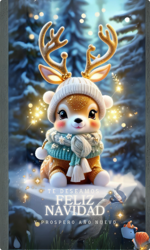 Funda Forro Puerta Navidad RENO